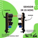 Ver imagem 5 de Sensor Ativo Barreira Ir 15 Mini Digital Fotocélula Ipec