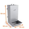 Comedouro para Cão Automático em Chapa Galvanizada Olibox - 2