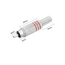 Ver imagem 5 de Plug Rca 6mm Metal Pr/vm C/mola Níquel 10 Pares Alta Qualid