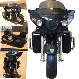 Moto Eletrica Infantil Bandeirante King Rider 12V Black Preta - 4