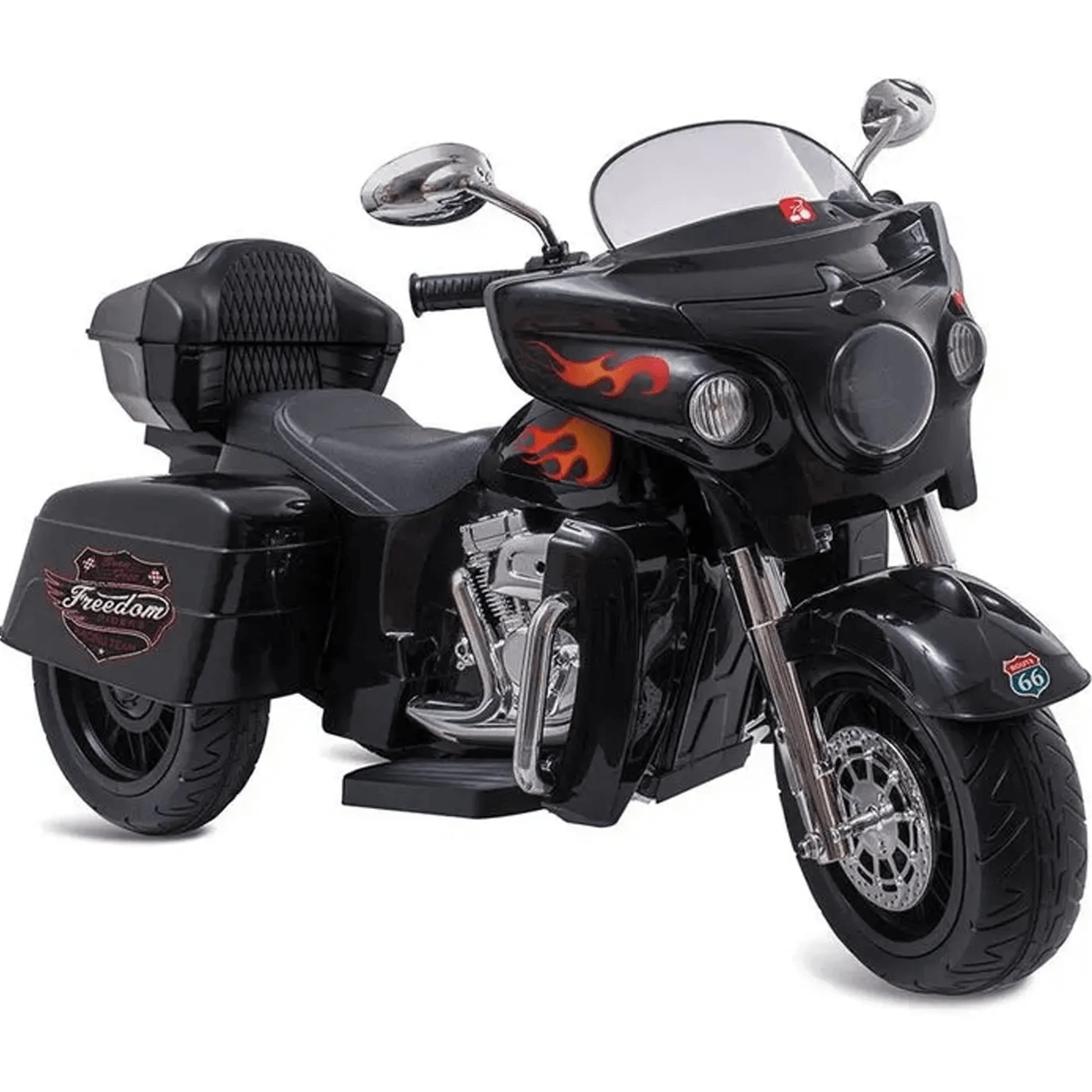 Moto Eletrica Infantil Bandeirante King Rider 12V Black Preta