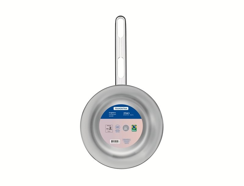 Frigideira Allegra em Aço Inox com Fundo Triplo 2,1 L Tramontina - 2