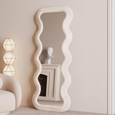 Espelho de Chão New York Veludo 68cm X 180cm