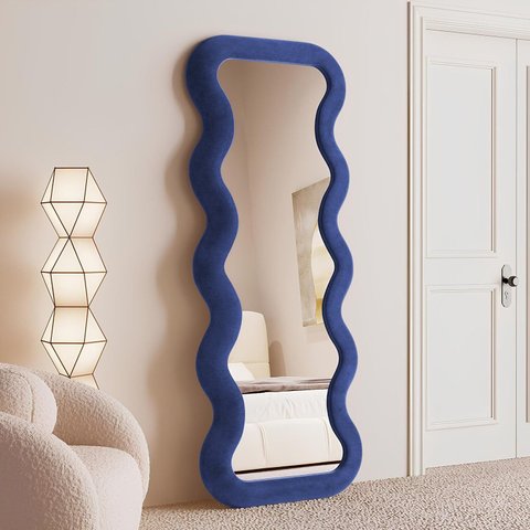 Espelho de Chão New York Veludo 68cm X 180cm