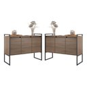 Ver imagem 1 de Armario Industrial 3 Portas Balso Affara Conjunto 2 Peças