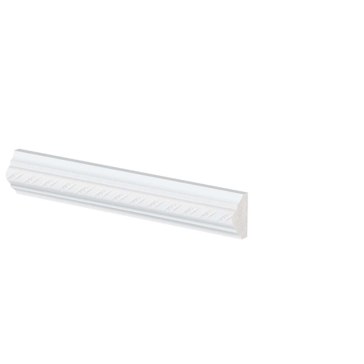 Rodameio Poliestireno 04cm Versalhes Branco 33004 Arquitech - 1