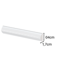 Ver imagem 2 de Rodameio Poliestireno 04cm Versalhes Branco 33004 Arquitech