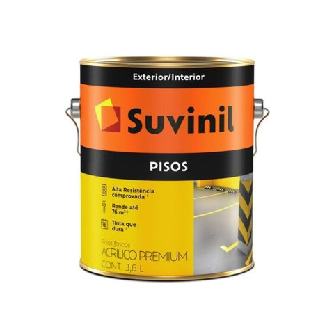 Tinta para Piso Suvinil 3,6l - Concreto Puro