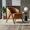 Ver mais imagens de Poltrona Decorativa Iris Pes Madeira Courino Tcs 727 Moll