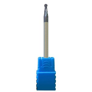 Fresa Topo Esférico Metal Duro 1,5 X 75mm - 2c Longa 45hrc
