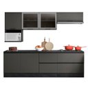 Ver imagem 5 de Cozinha Moderna Completa com Nicho 260cm 7 Peças Etna Poliman Móveis