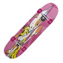 Ver imagem 1 de Skate Radical Rosa c/ Acessórios Modelo 1 - Fenix