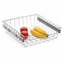 Ver imagem 4 de Gaveta Deslizante Baixa Fruteira Aramada Aço Inox Slim 47cm Schmitt Multiuso Cozinha