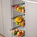 Ver imagem 2 de Gaveta Deslizante Baixa Fruteira Aramada Aço Inox Slim 47cm Schmitt Multiuso Cozinha