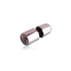 Puxador para box de banheiro ou janela de vidro abs cromado