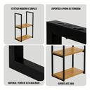 Ver imagem 5 de 2 Suporte Prateleira Suspensa 20cm Industrial Parede Teto