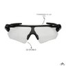 Óculos Ciclismo Oakley Radar Ev Path Matte Black Lens Clear - 3