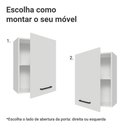 Ver imagem 4 de Armário Aéreo 50cm 1 Porta Branco Agata Madesa