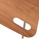 Ver imagem 7 de Mesa de Apoio Flat Castanho em Metal Champanhe