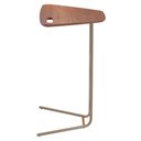 Ver imagem 5 de Mesa de Apoio Flat Castanho em Metal Champanhe