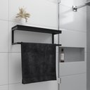 Ver imagem 3 de Toalheiro para Banheiro Estilo Industrial Ita - Preto Preto