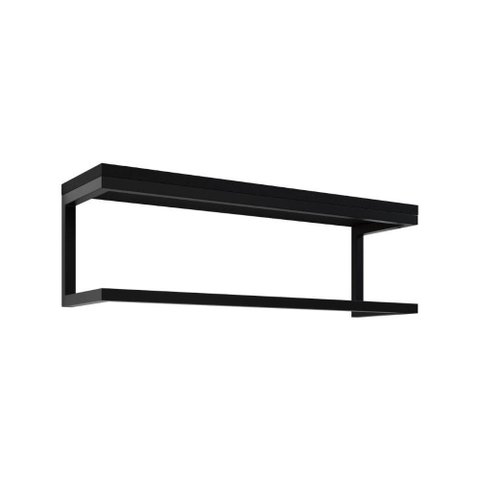 Toalheiro para Banheiro Estilo Industrial Ita - Preto Preto