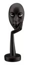 Ver imagem 1 de Escultura Estátua Máscara Face Mão no Rosto 36 Cm:preto Fosco