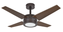 Ver imagem 1 de Ventilador de Teto Infinity Linea LED 6000K Marrom 4 Pás 220 V + Controle 1054
