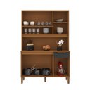 Ver imagem 5 de Armário de Cozinha Compacta Fidelitá Grécia 120cm 5 Portas 1 Gaveta com Tampo e Fundo