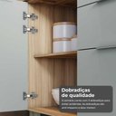Ver imagem 7 de Cozinha 6 Peças Marquesa 9 Portas 6 Gavetas MDF 340cm Verde Nesher Móveis