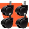 Pacote com 4 Rodízios de Alta Durabilidade - Troca Rápida! - 1