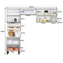 Ver imagem 4 de Armario Cozinha 8 Portas Nici