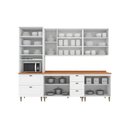 Ver imagem 3 de Kit Cozinha Henn 7 Peças Americana C/ Pés C5p60 Branco