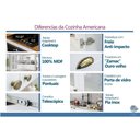 Ver imagem 7 de Kit Cozinha Henn 7 Peças Americana C/ Pés C5p60 Branco