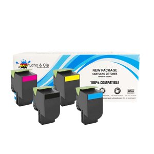 Toner Comp Lexmark 71b40c0 Cx417de Cs417dn Cx417 Ciano 2.3k