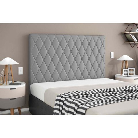 Cabeceira Cama Box Estofada Queen Queen Camponesa Plus Chumbo - Simbal