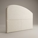 Ver mais imagens de Cabeceira Cama Box Queen Colli 160cm Estofada Orgânica Moderna Bouclê Bege - Desk Design