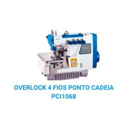 Ponto Cadeia, Overlock 4 Fios- Elgin 110 ou 220v Direc Drive - 2
