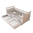Ver imagem 5 de Cama Infantil Bicama Tesouro 2 Gavetas 100% Mdf Branco - Panorama Móveis