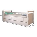 Ver imagem 4 de Cama Infantil Bicama Tesouro 2 Gavetas 100% Mdf Branco - Panorama Móveis
