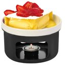 Ver imagem 3 de Aparelho de Fondue para Queijo Brie Prato de Cerâmica Porcenala com Espatula Entrada Aperitivo