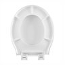 Tampa Vaso Assento Sanitário Oval Amortecedor Fecha Suave Branco Astra Tov2/sc - 5