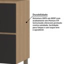 Ver imagem 4 de Balcão de Cozinha 80cm 1 Porta e 1 Gaveta sem Tampo Slim Luc Freijó-preto