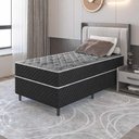 Ver imagem 3 de Cama Box Solteiro Molas Ensacadas Sibéria Umaflex 188cm X 88cm