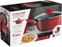 Ver imagem 6 de Caçarola 24 Cm Colorstone de Alumínio com Antiaderente e Tampa de Vidro, Volcano, Alu8655-vo, Euro H