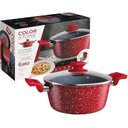 Ver imagem 5 de Caçarola 24 Cm Colorstone de Alumínio com Antiaderente e Tampa de Vidro, Volcano, Alu8655-vo, Euro H