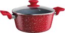 Ver imagem 1 de Caçarola 24 Cm Colorstone de Alumínio com Antiaderente e Tampa de Vidro, Volcano, Alu8655-vo, Euro H