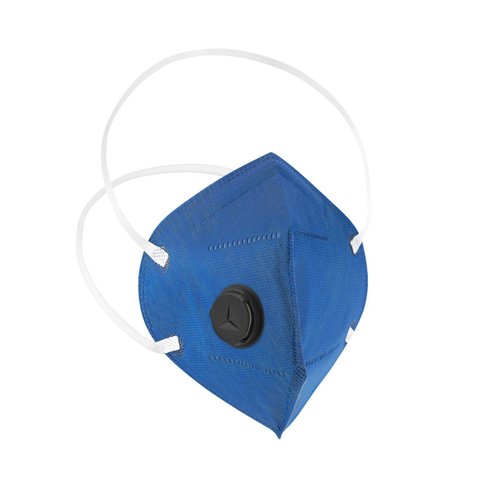 Máscara Respiratória Pff2 com Válvula Vo Carvão Ativo Pro Safety Delta Plus Ca 38507 - 100 Unidades