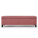 Ver imagem 3 de Recamier Bau Julia 1,20m Suede Rose - Inova Decor Inova Decorações