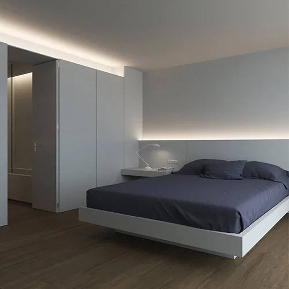 Fita de Led COB 4000k 12v Rolo 50 metros 10w Sanca Teto Rebaixado Gesso Decoraçao Ambiente Interno E - 6